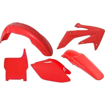 RACETECH kompletní plasty HONDA CRF 250R 06-07, barva červená (tabulka) (HO105E070)