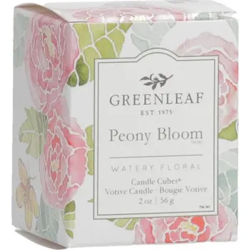 Osvěžovač vzduchu Greenleaf Vonná votivní svíčka Peony Bloom (rozkvetlé pivoňky)
