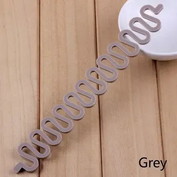 Ozdoba do vlasů Rybí cop - Hairagami pomůcka pro vytvoření účesu - šedá