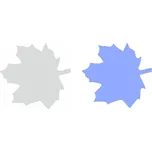 UV silueta javorového listu proti narážení ptáků na okna Samolepka 105 x 148 mm (A6) tl. 0.1 mm - Kód: 16241