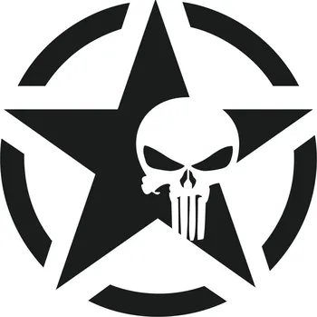 samolepka Samolepka Punisher skull