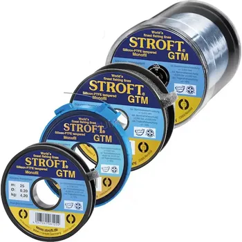 STROFT GTM 0.12mm 1.80kg, 25m (Rybářský vlasec se špičkovými vlastnostmi pro různé způsoby rybolovu.)