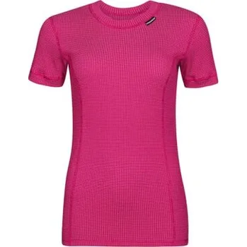 Dámské tričko Progress MS NKRZ dámské funkční tričko krátký rukáv vínová/růžová L