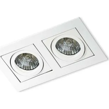 Bodové svítidlo AZzardo PACO podhledové svítidlo 2x GU10 50W bez zdroje 17,5cm IP20, bílé