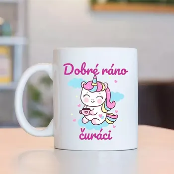 Hrnek Dobré ráno čuráci - jednorožec - více variant