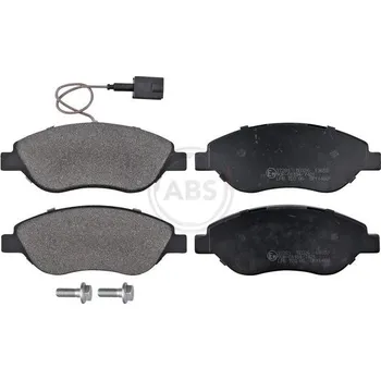 Brzdová destička Sada brzdových destiček, kotoučová brzda A.B.S. 37281