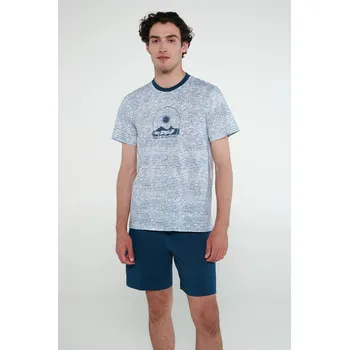 Pánské pyžamo Vamp Pyžamo s krátkými rukávy 20700