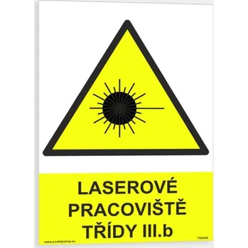Laserové pracoviště třídy III.b Plast 148 x 210 mm (A5) tl. 0.5 mm - Kód: 08361