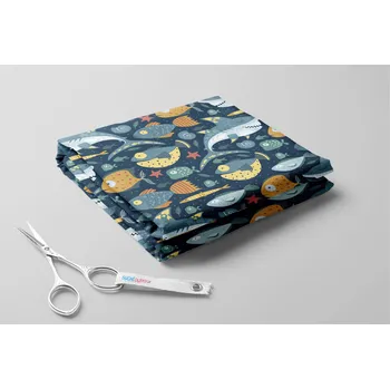 Softshell s beránkem, Ryby a rybky Barva: Modrá