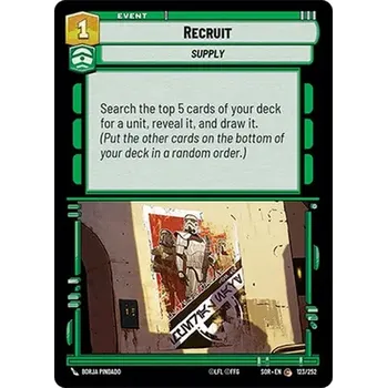 Sběratelská karetní hra Recruit 123/252 - Spark of Rebellion Typ karty: Standard