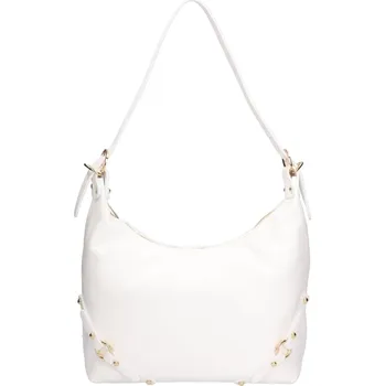 Dámská kožená kabelka Italia Olla - bílá