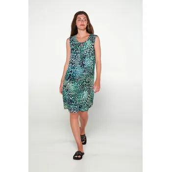Dámské šaty Vamp Šaty bez rukávů s potiskem 20407