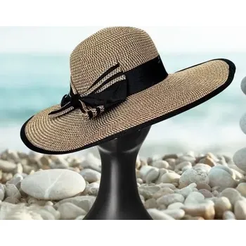 Klobouk Dámský letní klobouk - slamák - tmavě hnědý