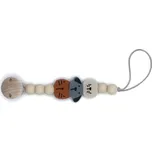 THE COTTON CLOUD klip na dudlík Animals Pacifier Holder Mix