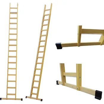 Žebřík CMOL Žebřík 1x16 - 5m - dřevěný