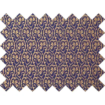 HEDVA ČESKÝ BROKÁT Vzorek brokátu 5x10cm 51323 BŘEČŤAN MALÝ modrá | 15