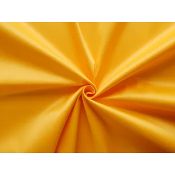 HEDVA ČESKÝ BROKÁT Ospen 160 HLADKÁ tmavě žlutá