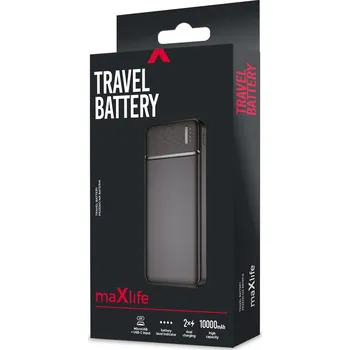 Powerbanka Maxlife MXPB-01 10 000 mAh černá