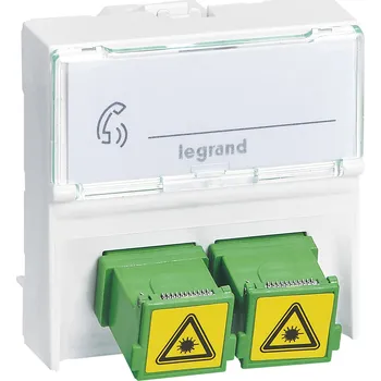 Rozvaděč LEGRAND Adaptér MOSAIC 78614 2XSC/APC SIMP 078614