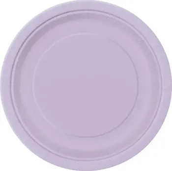 Talíř EKO Talířky papírové - levandulové 23cm 8ks