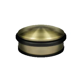 Dveřní zarážka Barcz, barva mosaz, 9,5 x 4,5 cm