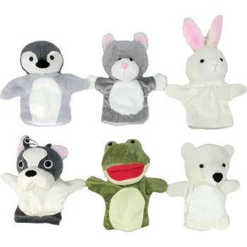 plyšák PLYŠ Maňásek na ruku zvířátko 6 druhů *PLYŠOVÉ HRAČKY* | 27790