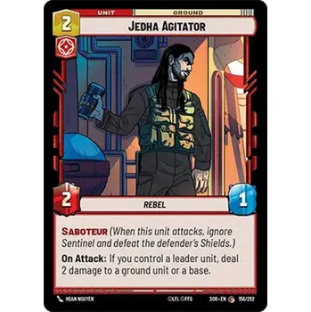 Sběratelská karetní hra Jeddha Agitator 158/252 - Spark of Rebellion Typ karty: Standard