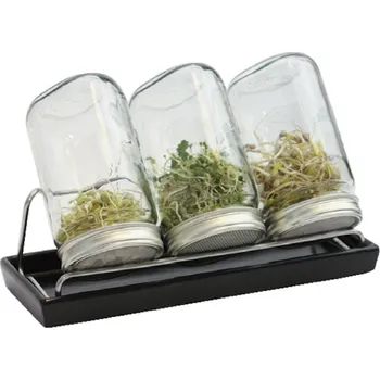 Nádoba na klíčení Eschenfelder System III sada sklenic na klíčení 1000 ml