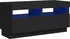 Televizní stolek TV skříňka s LED osvětlením 804446 80 x 35 x 40 cm černá