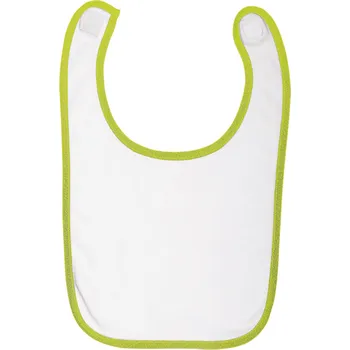 Bryndák SOĽS Babib Dětský bryndáček SL01211 White / Apple green TUN
