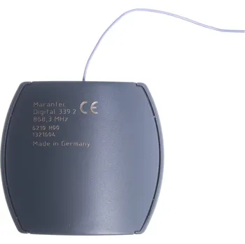 Pohon brány 1 kanálový externí přijímač dálkového ovládání pohonů, Marantec Digital 339.2, plovoucí kód, 868,3 MHz