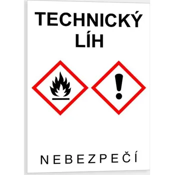 TECHNICKÝ LÍH CLP (GHS) Samolepka 74 x 105 mm tl. 0.1 mm - Kód: 12999