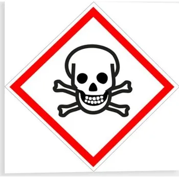 TOXICKÉ - Symbol CLP (GHS) 06 Samolepka 148 x 148 mm tl. 0.1 mm - Kód: 04570