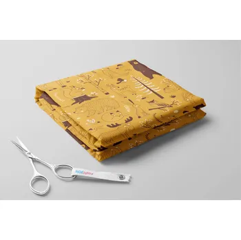 Softshell zimní, Zvířátka v lese Barva: Hořčicová