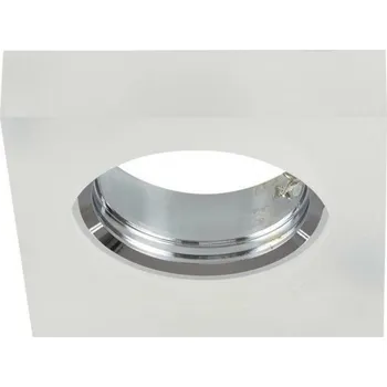 Bodové svítidlo Zápustné bodové svítidlo AZzardo Savio Square AZ2778 GU10 1x50W IP20 hranaté bílé