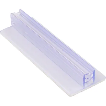 Kancelářské potřeby Lamelový držák tabulek - velký L2, rozměr: 150 x 42 mm, štěrbina pro tabulku 3-5 mm - Kód: 25596