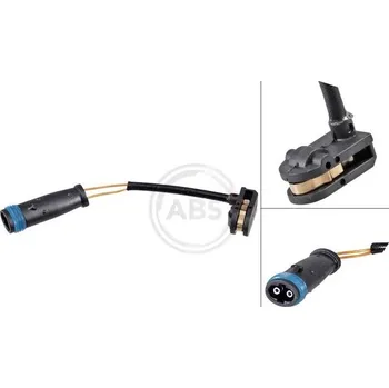 Brzdová destička Výstražný kontakt, opotřebení obložení A.B.S. 39625