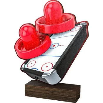 Volný čas Poháry Bauer Dřevěná plaketa WF335 | Stolní hokej