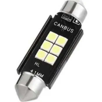 Autožárovka LED sufitka 41mm SMD 3030 canbus bílá