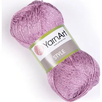 Příze Pletací / háčkovací příze YarnArt STYLE 671 starorůžová, jednobarevná, viskózová, 50g/185m