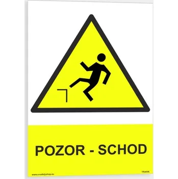Pozor Schod Plast 210 x 297 mm (A4) tl. 0.5 mm - Kód: 00267