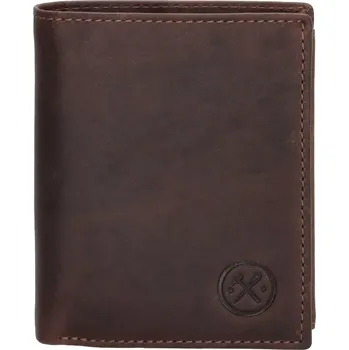 Peněženka Pánská kožená peněženka Hide & Stitches tmavě hnědá 20755|Cooltovka.cz