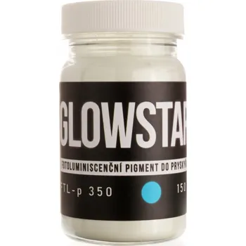 Noční světlo Fotoluminiscenční pigment MODRÝ GlowStar FTL-P 350, do pryskyřice 150 g MODRÝ GlowStar FTL-P 350 - vysoce svítivý - 450 mcd/m2 - Kód: 24949