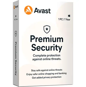 Antivir Avast Premium Security for Windows 1 PC 1Y