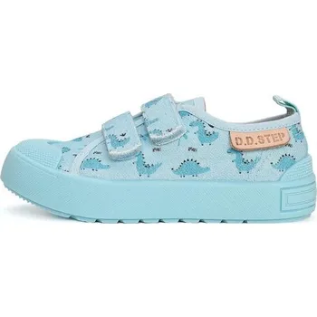 Dívčí bačkory D.D.step textilní obuv CSB-41812 Sky Blue, velikost 29