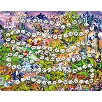 Puzzle Larsen Puzzle Hra Žebříky 40 dílků