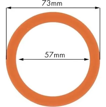 Náhradní díl pro kávovar Těsnění hlavy 73x57x8 mm silicone Faema, Expobar, 1486050