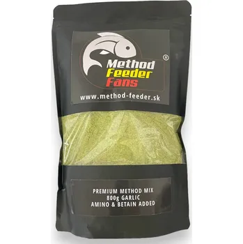 Návnadová surovina Method Feeder Fans Premium Method Mix 800 g - Česnek