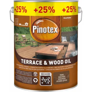 Olej na dřevo Pinotex Terrace and Wood Oil, barva ořech, 5l