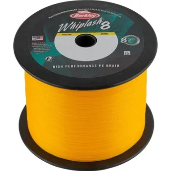 Berkley Splétaná Šňůra Whiplash 8 Yellow Metráž - 0,18 mm 23,3 kg